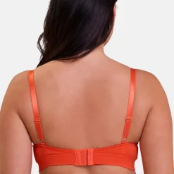 Soutien-gorge brassière coques sans armatures Agathe - Orange