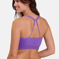 Soutien-gorge brassière coques sans armatures - Violet
