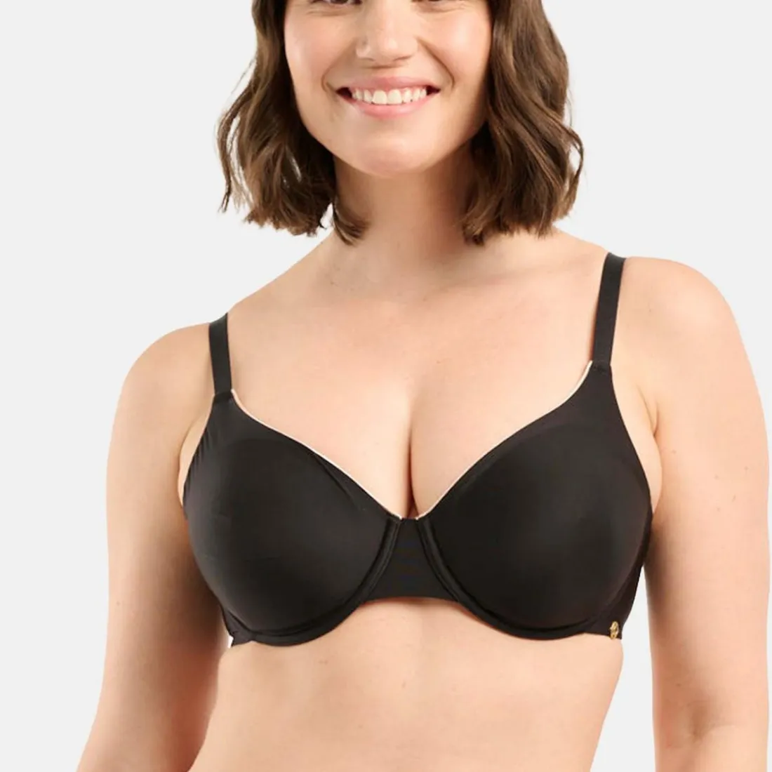 Soutien-Gorge Classique Moulé Armatures Noir