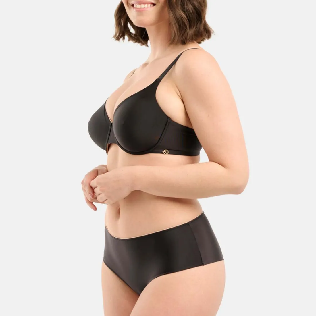 Soutien-Gorge Classique Moulé Armatures Noir