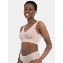 Soutien-Gorge Confort Bambou classique sans armature Rose