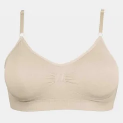 Soutien-gorge Confort Bambou bretelles fines sans armature Beige