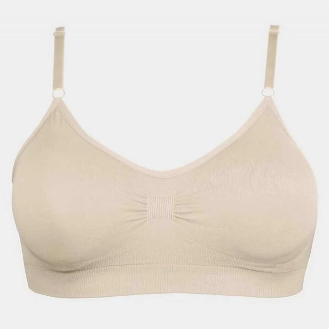Soutien-gorge Confort Bambou bretelles fines sans armature Beige