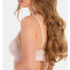 Soutien-gorge Confort Bambou bretelles fines sans armature Rose