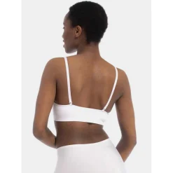 Soutien-gorge Confort bretelles fines sans armature Blanc