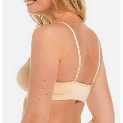 Soutien-gorge Confort bretelles fines sans armature Beige