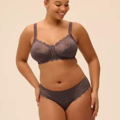 Soutien-gorge confort sans armatures gris