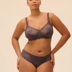Soutien-gorge confort sans armatures gris