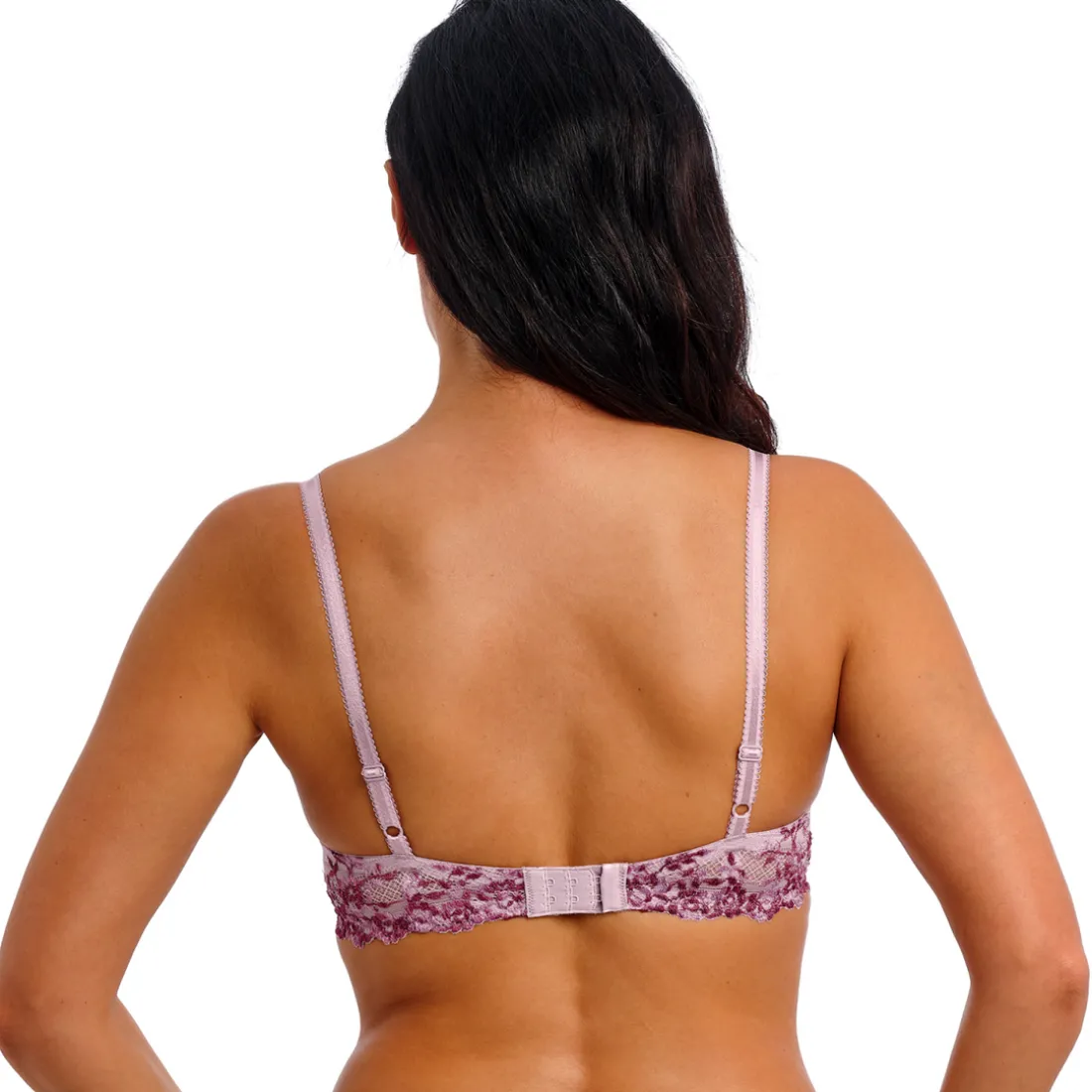 Soutien-gorge contour à armatures violet