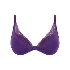 Soutien-gorge coque plongeant violet Passionata