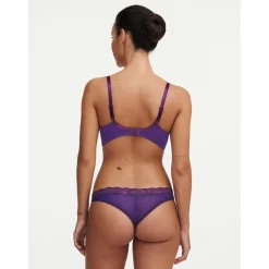 Soutien-gorge coque plongeant violet Passionata