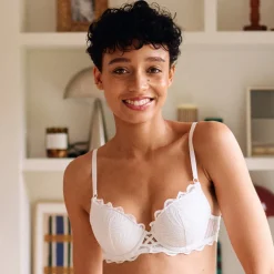 Soutien-gorge coques à armatures blanc