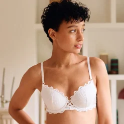 Soutien-gorge coques à armatures blanc