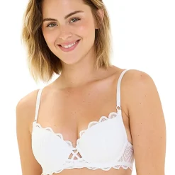 Soutien-gorge coques à armatures blanc
