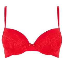 Soutien-gorge coques à armatures rouge