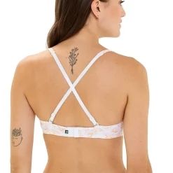 Soutien-gorge coques à armatures rose blanc