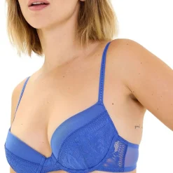 Soutien-gorge coques à armatures bleu