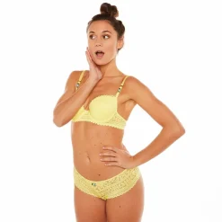 Soutien-gorge coques armatures Pomm Poire - Jaune