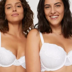 Soutien-gorge coques fines armatures Blanc