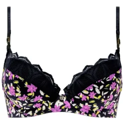 Soutien-gorge coques moulées noir Heloise