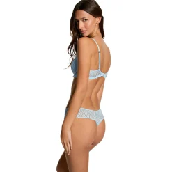 Soutien-gorge coques moulées bleu Garance