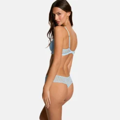 Soutien-gorge coques moulées bleu Garance