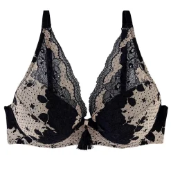 Soutien-gorge coques moulées armatures - Noir Pomm Poire