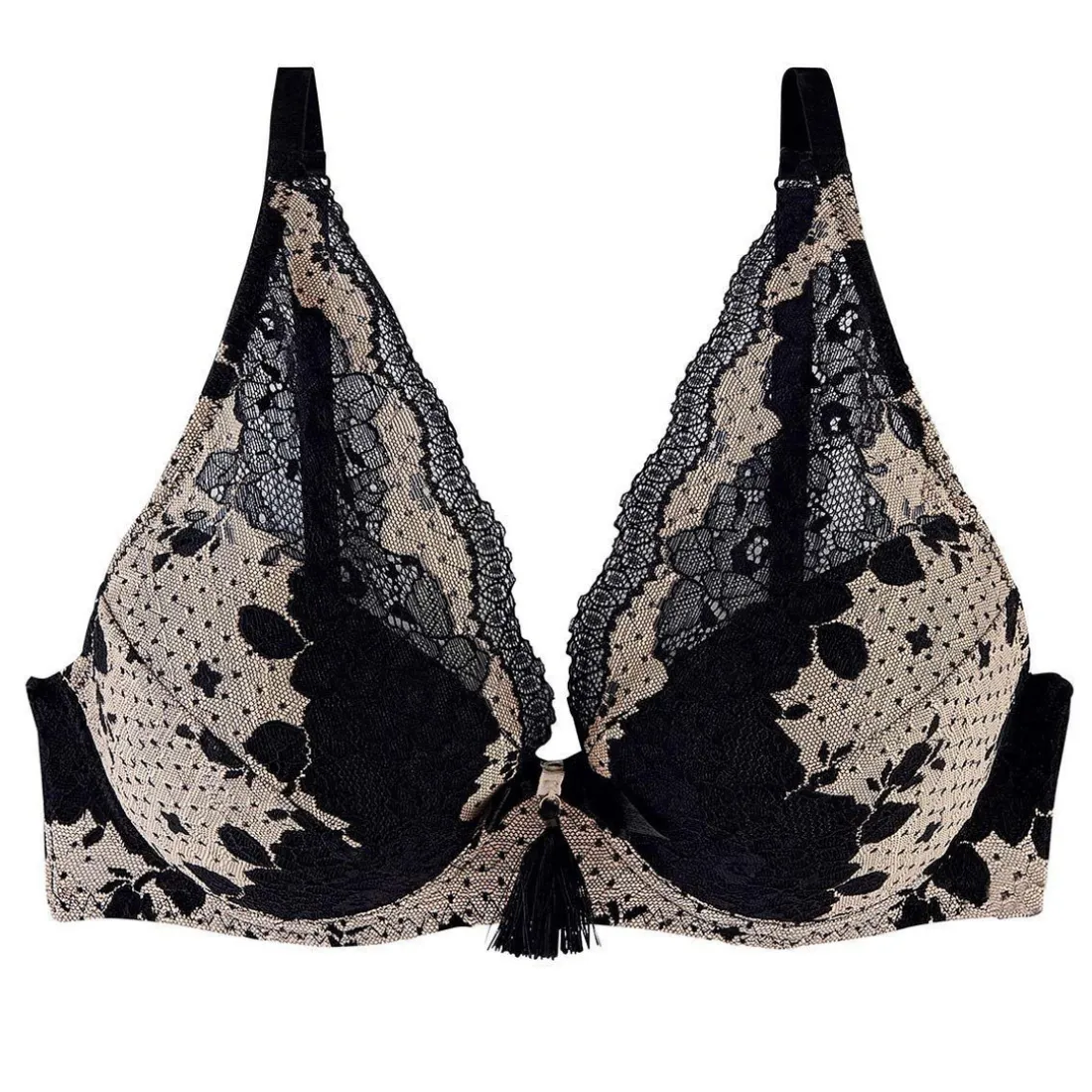 Soutien-gorge coques moulées armatures - Noir Pomm Poire