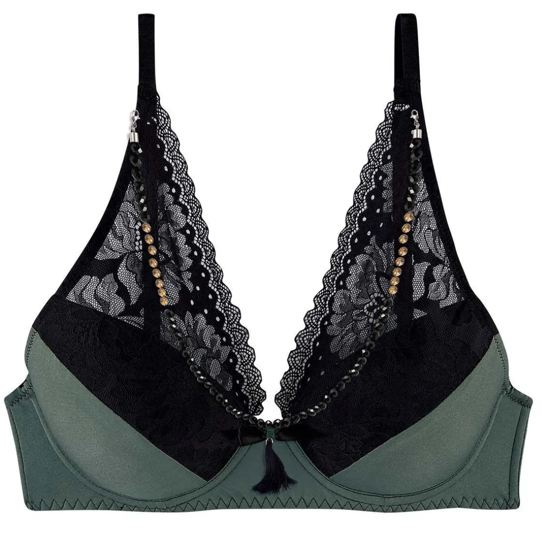 Soutien-gorge coques moulées armatures - Vert Pomm Poire