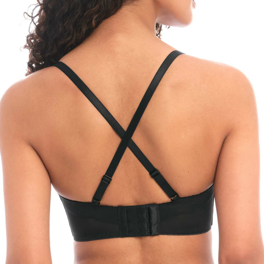 Soutien-gorge Coques Moulées Armatures - Noir en nylon
