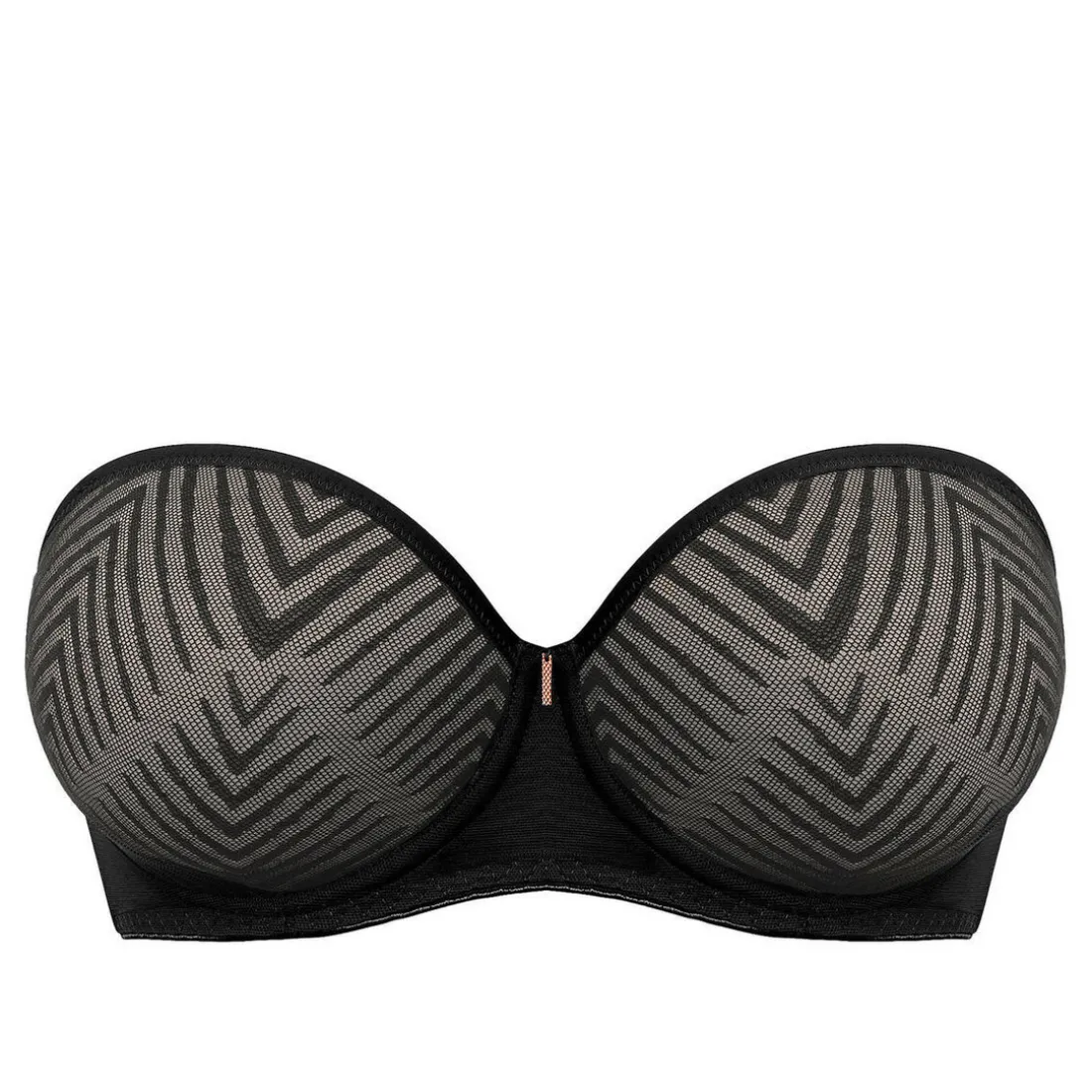 Soutien-gorge Coques Moulées Armatures - Noir en nylon