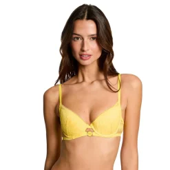 Soutien-gorge coques moulées jaune Lina