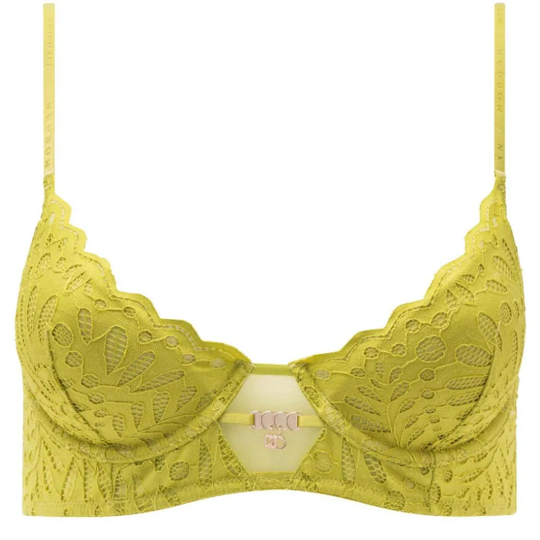 Soutien-gorge coques moulées vert Amelie