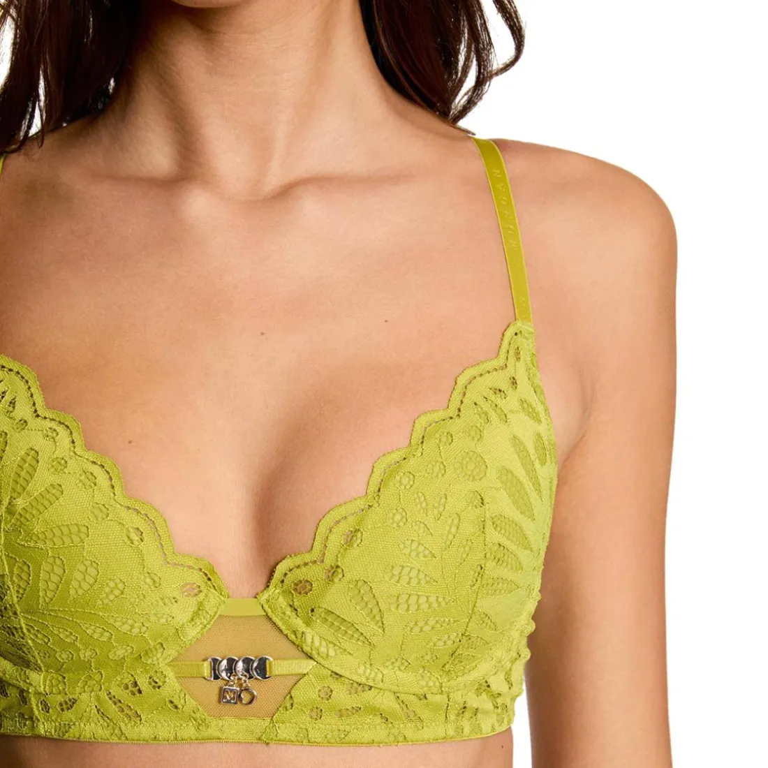 Soutien-gorge coques moulées vert Amelie