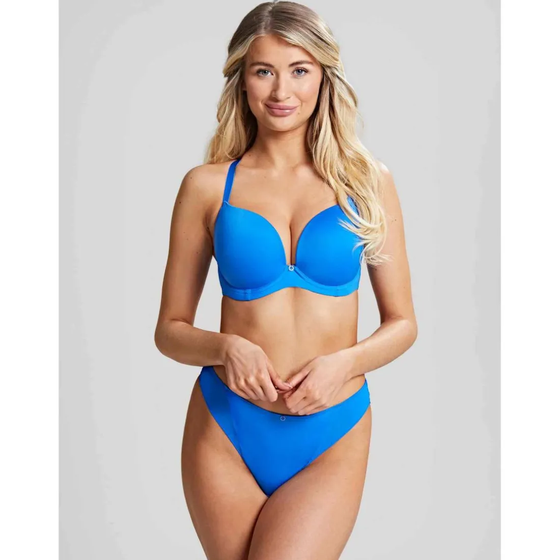 Soutien-gorge coques moulées armatures Bleu - Cleo by Panache