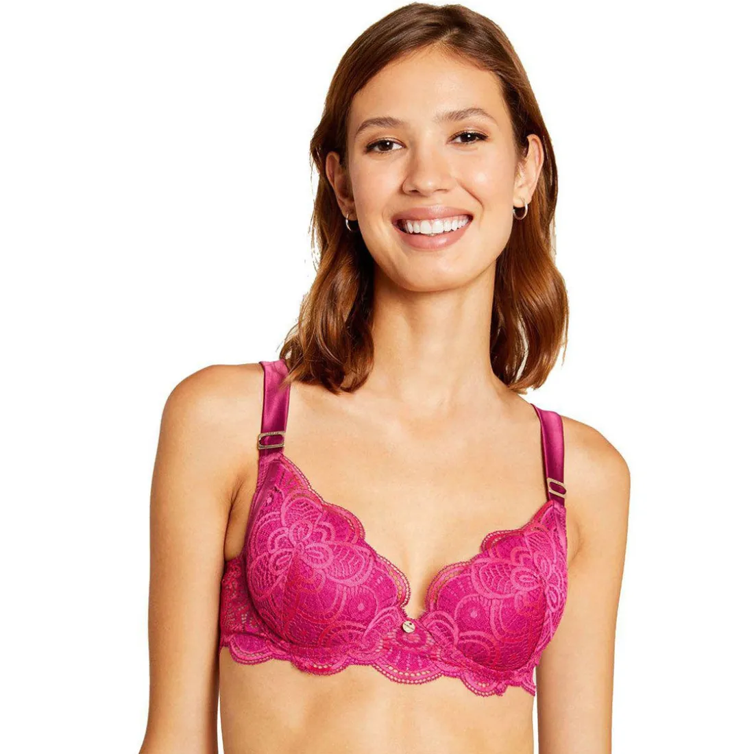 Soutien-gorge Coques Moulées Armatures Morgan Lingerie rose