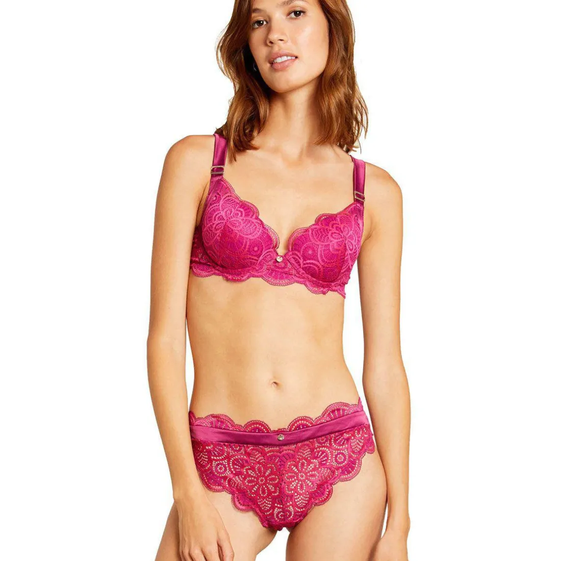 Soutien-gorge Coques Moulées Armatures Morgan Lingerie rose