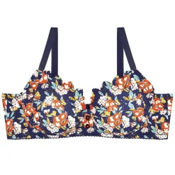 Soutien-gorge coques moulées armatures - Bleu Pomm Poire