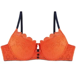 Soutien-gorge coques moulées armatures - Orange Pomm Poire