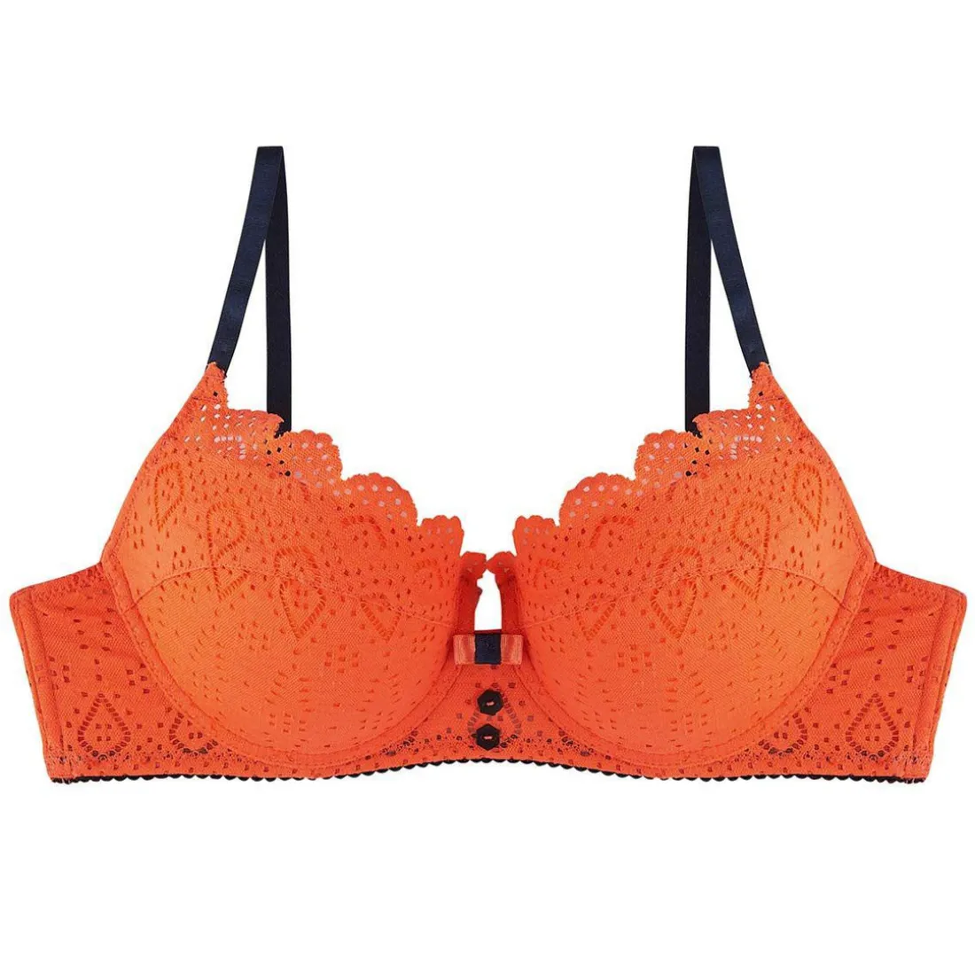 Soutien-gorge coques moulées armatures - Orange Pomm Poire