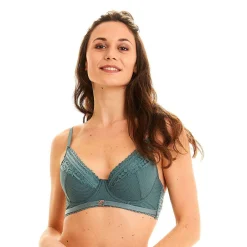 Soutien-gorge coques moulées armatures - Vert Pomm Poire