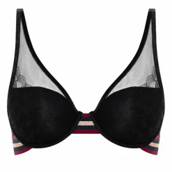 Soutien-gorge coques plongeant armatures - Noir Passionata - STREET