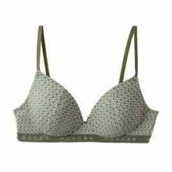 Soutien-gorge coques souples kaki Gaby vert