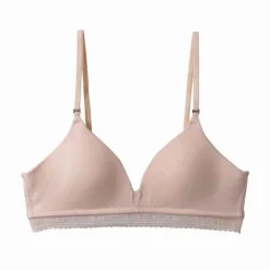 Soutien-gorge coques souples nude Eva rose