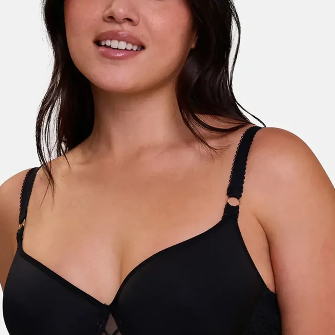 Soutien-gorge coques spacer avec armatures - Noir