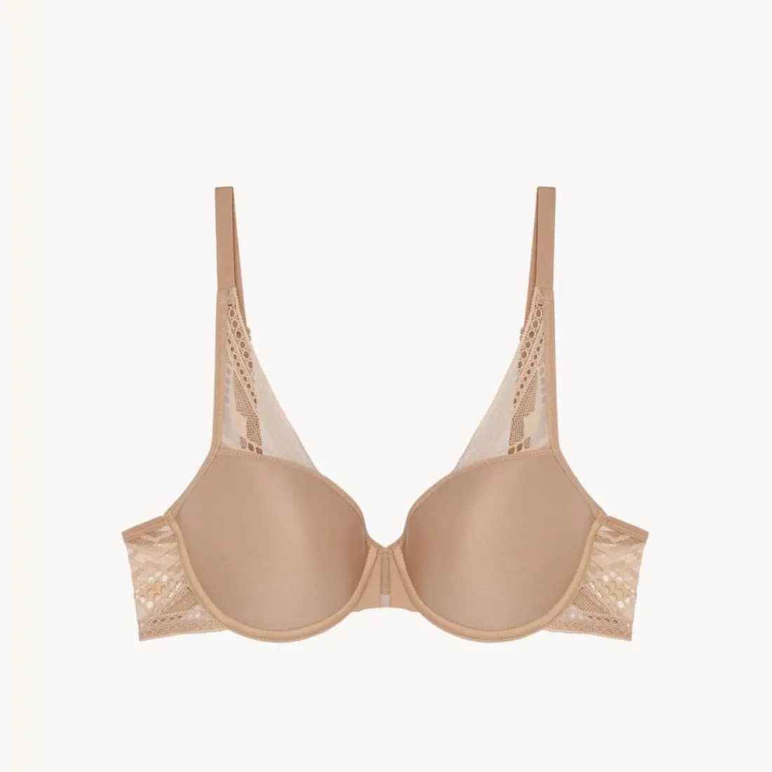 Soutien-gorge corbeille à armatures beige