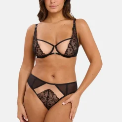 Soutien-gorge corbeille à armatures Deva - Noir