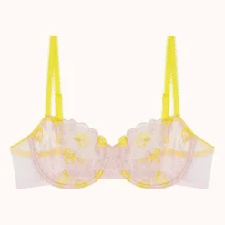 Soutien-gorge corbeille à armatures - Rose