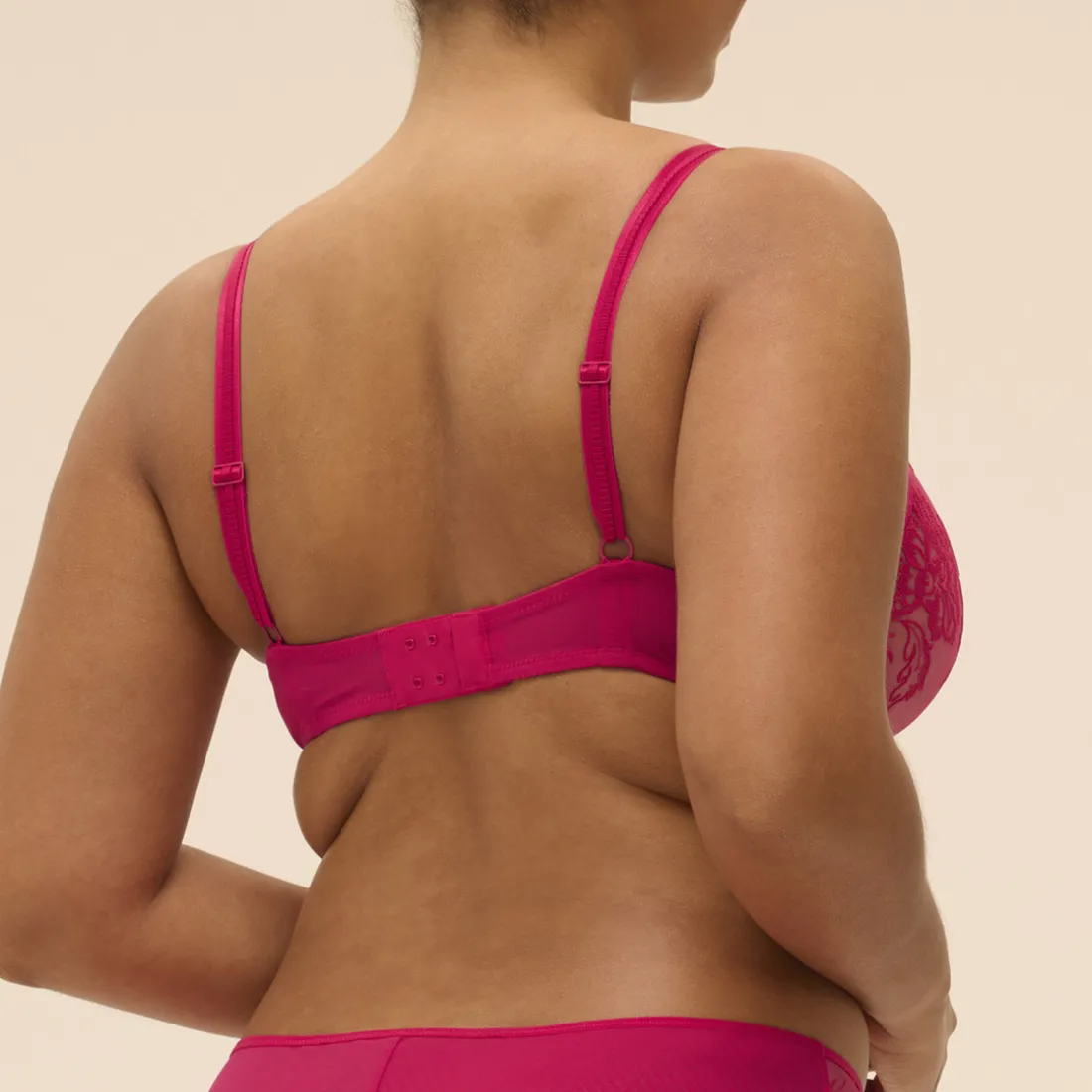 Soutien-gorge corbeille - Cranberry rouge