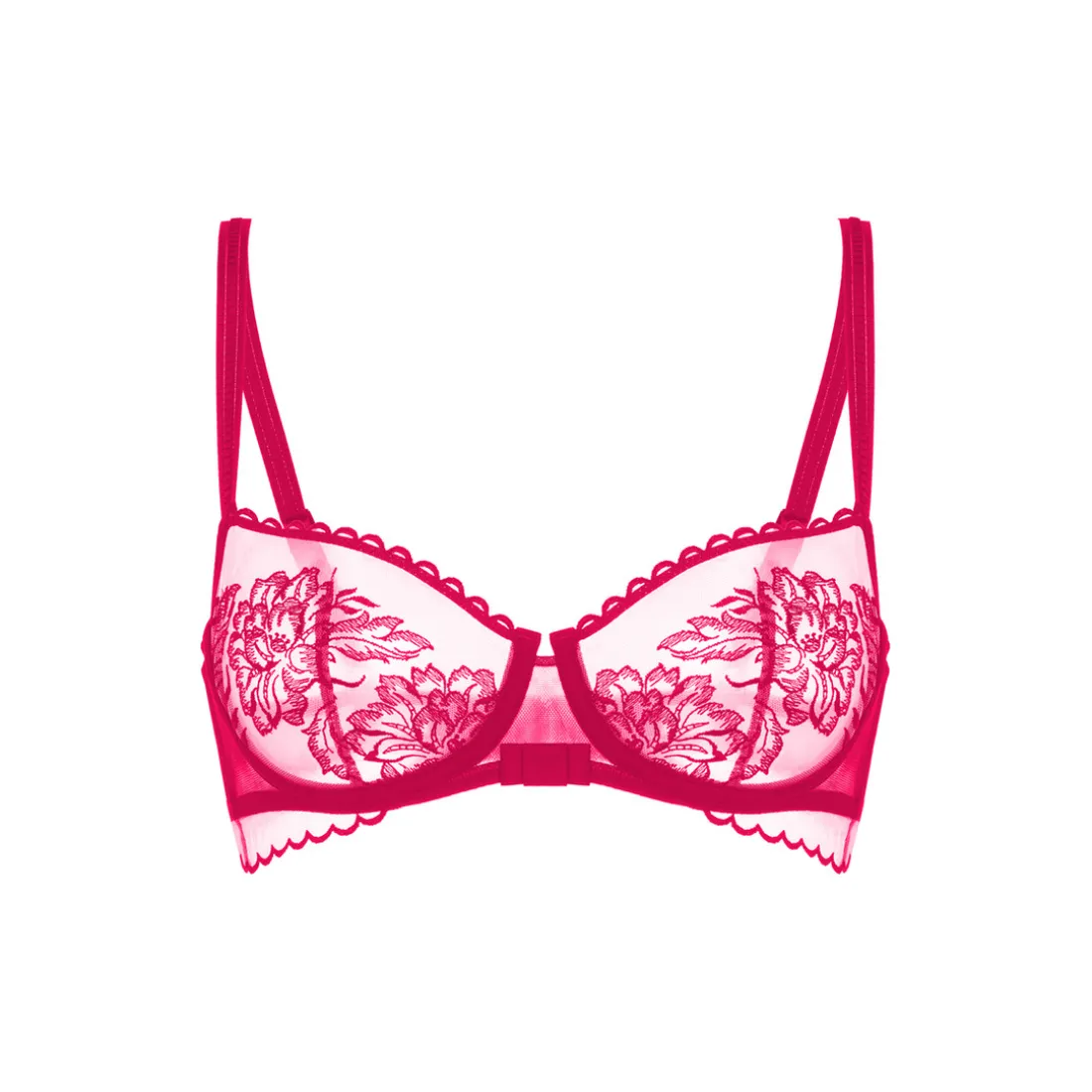 Soutien-gorge corbeille - Cranberry rouge